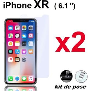 Protection écran Verre Trempé Vitherum Pour IPhone XR Et 11 - 3 Couches, Anti-choc, Garantie à Vie