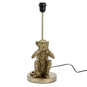 Lampe Singe Dore Et Abat Jour Blanc Maisons Du Monde Lampe Singe Abat Jour Blanc Lampe
