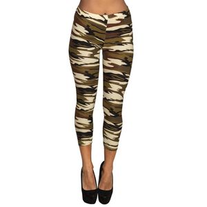 COLLANT - JAMBIERE Legging camouflage militaire stretch pour femme - 