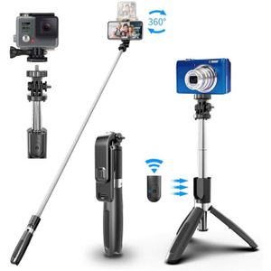 40 Selfie Stick Tr/épied Bluetooth B/âton de Selfie Monopode R/églable T/él/écommande sans Fil pour iPhone 12//11//11 Pro//X//XS//8//7 Plus ATUMTEK Perche Selfie Samsung Huawei et Smatphones Android