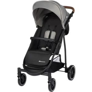 Hot Mom Poussette 2 en 1 avec fonction de rotation à 360 degrés, design  spécial de roue adapté pour une utilisation sur multi-terrains (Gris  foncé-2