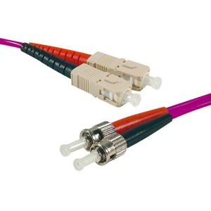 VMC - ACCESSOIRES VMC Câble fibre optique multimode OM4 HD 50/125 STUPC/SCUPC 1m