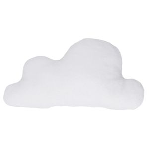 COUSSIN Drfeify Coussin en forme de nuage blanc mignon en peluche courte 15 po pour canapé en coton PP pour la famille, le bureau, le café
