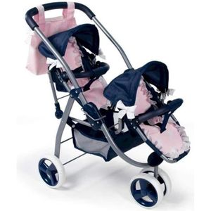 Poussette jouet hot sale 2 places