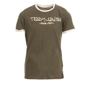 T-SHIRT T-shirt Kaki Garçon Teddy Smith Ticlass3