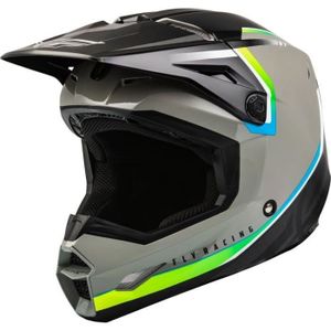 CASQUE MOTO SCOOTER Casque moto cross Fly Racing Kinetic Vision - gris