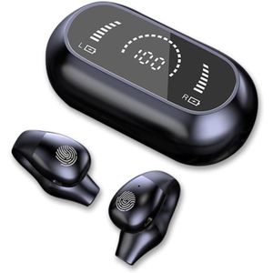 CASQUE - ÉCOUTEURS Écouteurs Sans Fil Ear-Clip Oreillette Ecouteur Bluetooth 5.2 Avec Hd Dual Mic Hifi Stéréo Contrôle Tactile Étanche Casque Bl[J1567]