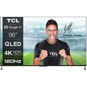 Téléviseur LED Tcl TV 98C735 98 QLED 4K UHD Aluminium brossé - 59
