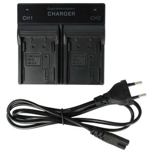 1000mAh Chargeur pour CANON LEGRIA HF R106 220.0V 