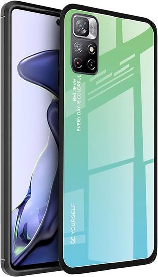 Coque Xiaomi Poco F5 JIAFEI - Verre Trempé Dégradé Et Protection Anti-chocs