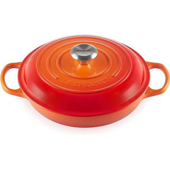 Cocotte Creuset Faitout Fonte Émaillée Rond Ø 26 Cm L Compatible Toutes Sources Chaleur