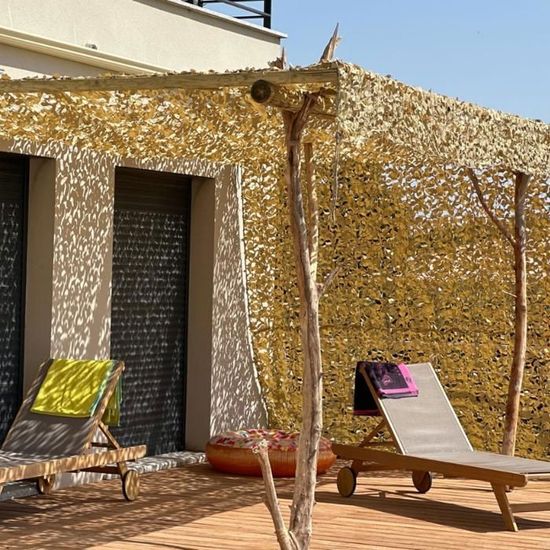 Filet de Camouflage Sable 4x5m(13x16.4ft),Filet de Ombrage Beige Militaire, Filet de Camouflage pour pergola,Protection Solaire,Filet Camouflage Photographie Animalière,Protection Jardin Filet de Camouflage Sable 4x5m(13x16.4ft),Filet de Ombrage Beige Militaire, Filet de Camouflage pour pergola,Protection Solaire,Filet Camouflage Photographie Animalière,Protection Jardin