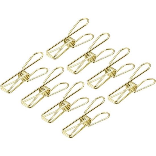 ROM Clips De Nappe Lot De 10 Pinces À Nappe En Acier Inoxydable, Forme