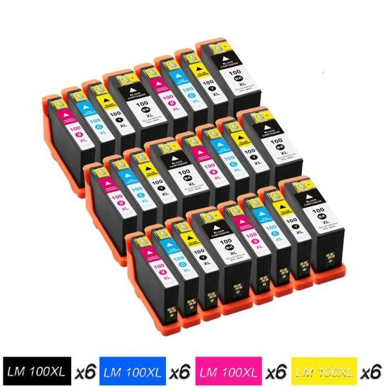 Lot 4 Cartouches D'encre Compatibles Lexmark Impact S305 - Neuf Sous Blister