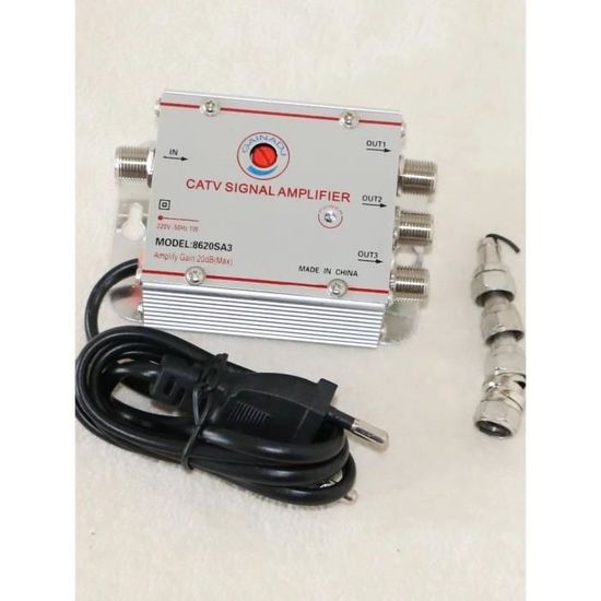 Combinateur/séparateur 2 Voies Type F - Pour TV Satellite/câble (Virgin, Sky, Freeview)