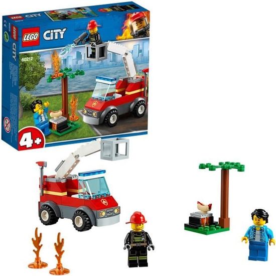 LEGO® City 4+ 60212 L’extinction du barbecue - Jeu de construction