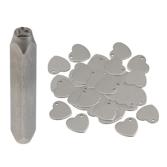 30 Étiquettes Métal Vierges Pour Animaux - Pendentifs Aluminium 50x29mm + Chaînes à Billes