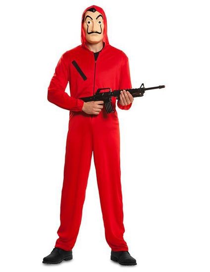 Déguisement Adulte La casa de papel Combinaison Halloween Cosplay Costume