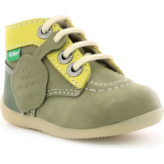 Bottines Kickers Sonizikro Mixte Enfant - Cuir Souple Et Tige Cheville | Style Urbain