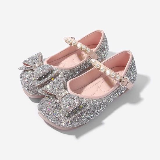 Talons à Nœuds Pour Fille – Chaussures De Princesse En PVC – Costume, Danse, Séance Photo Et Jeux De Rôle