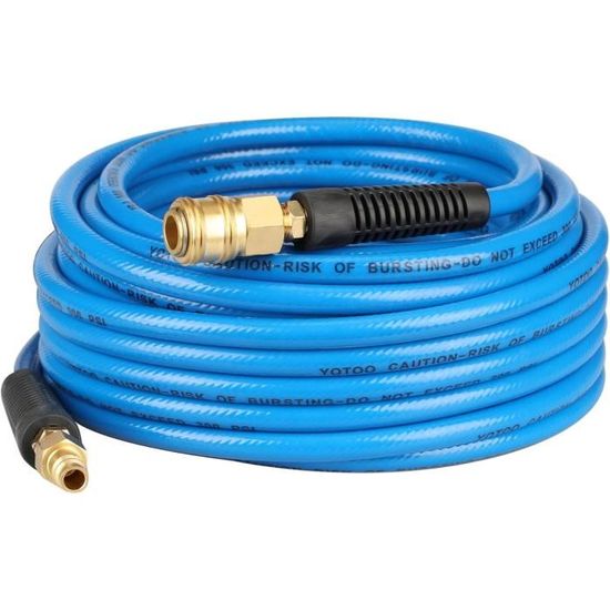 Tuyau Air Comprimé 10mm Tuyau Air Comprimé Hybride 15 M - Raccords