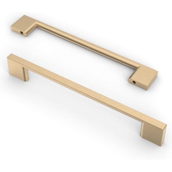 Drenky Poignee De Meuble Cuisine Noir,10 Pièces Poignée Meuble Poignee Porte Cuisine Noire Entraxe 64mm Poignet Tiroir Alliage D'aluminium Poignée De Placard Avec Vis