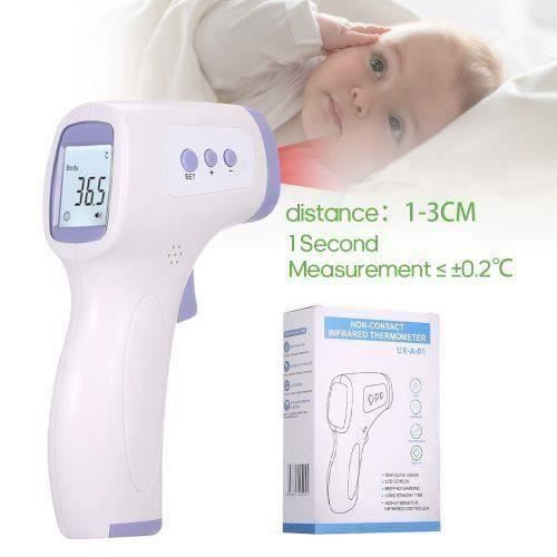 MSD Pistolet de température Thermomètre frontal infrarouge sans contact