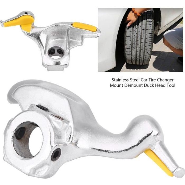 Outil de tête de canard Demount de bâti monte-démonte-pneu de voiture en acier inoxydable Diamètre de 28mm