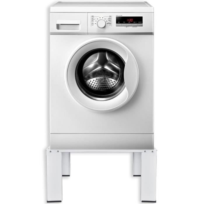 Accessoires pour lave-linge et seche-linge Socle pour machine a laver Blanc
