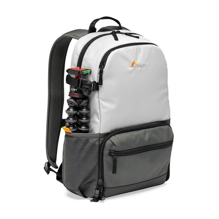Sac à Dos Photo Lowepro LP37236-PWW Truckee BP 200 LX - Outdoor Gris Clair pour Ordi-Tab 13-, Hybride-Reflex Compact, Sony, Canon