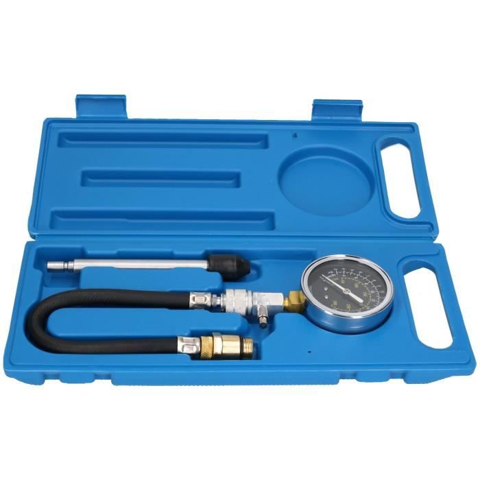 Kit de test de compression pour moteurs à essence 0 - 300 Psi 14 + adaptateurs de bougies 18mm