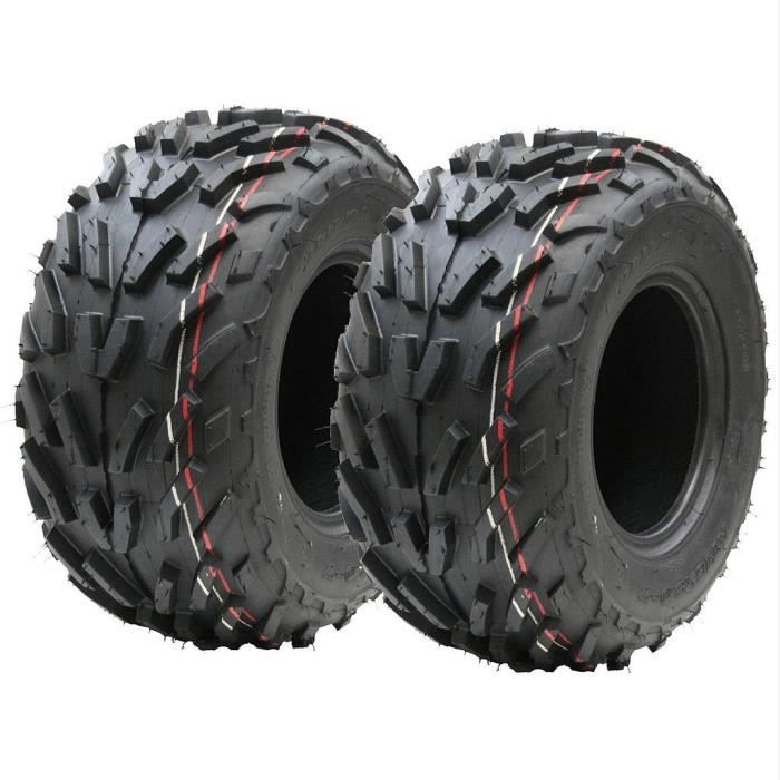 16x8.00-7 pneus quad VTT, 16 x 07/08 pneu juridique route VTT E marqués 7 pouces, ensemble de 2