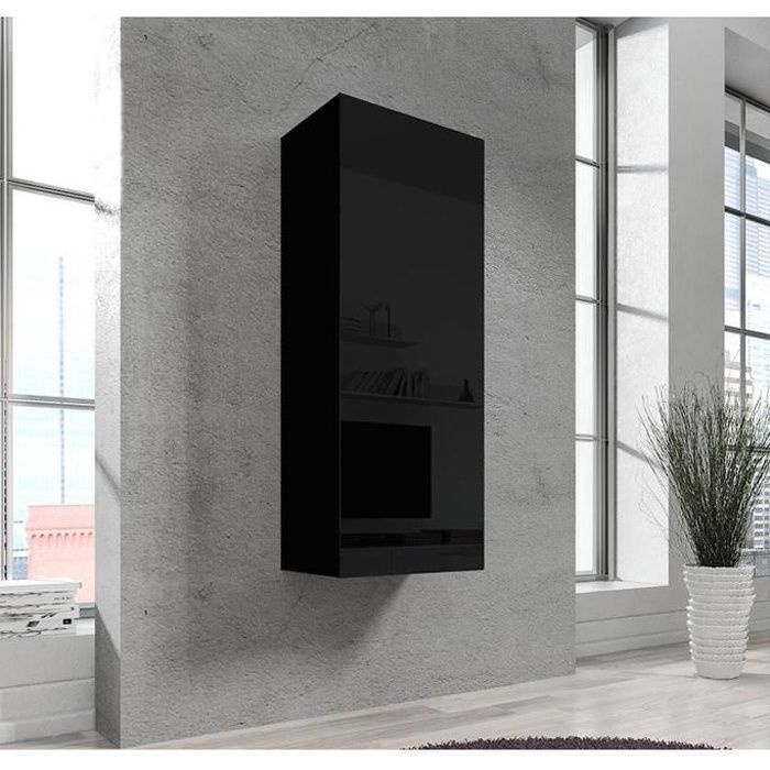 Armoire mural modele Livigno noir