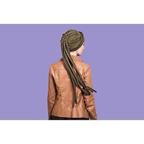 NJ CREATION NJ Création Turban Kibou Multi Pans Kaki - XKIBK
