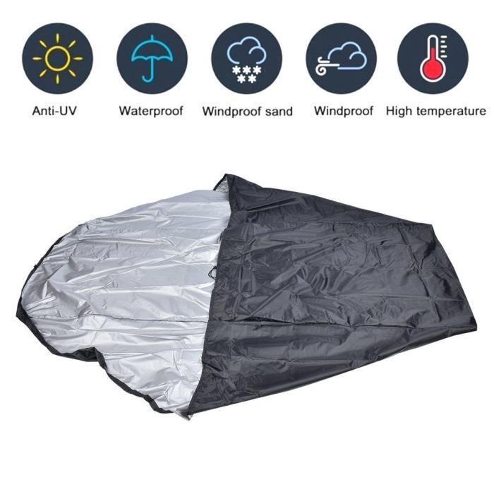 Atyhao protection pour tapis roulant Couverture de tapis de course imperméable extérieure intérieure en cours d'exécution