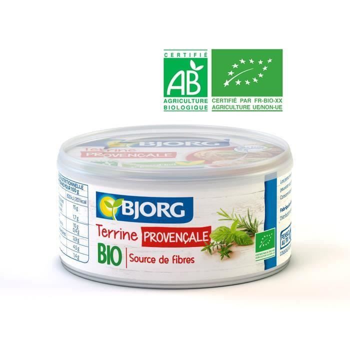 BJORG Terrine Végétale Provençale Bio 125g