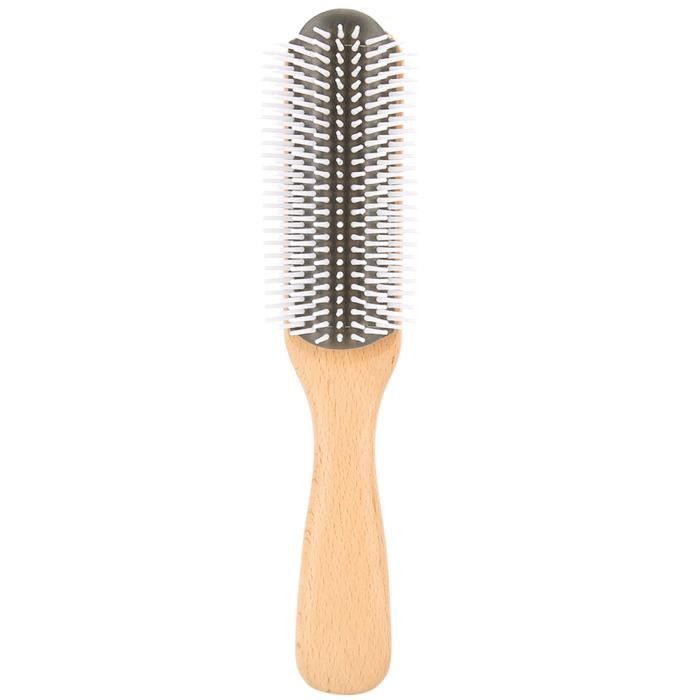 DUOKON Peigne à neuf rangées Peigne de Massage du cuir chevelu Peigne de coiffure Peigne de coiffure Brosse à cheveux Salon