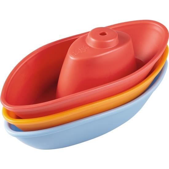 HABA 302205, Bâteau de bain, Enfants, 1 année(s), Bleu, Orange, Rouge, Plastique, 75 mm