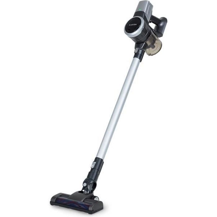 Klarstein Clean Butler 4G Silent Aspirateur cyclone sur batterie - 0,8 litre- Classe HEPA10 - Moteur 160W - Noir