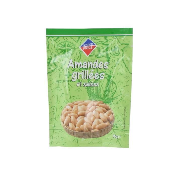 Amandes grillées et salées - 75g