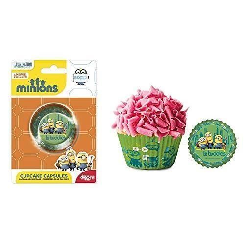 Lot 50 caissettes à Cupcakes Les Minions - Gâteau Cupcake Decoration - 835