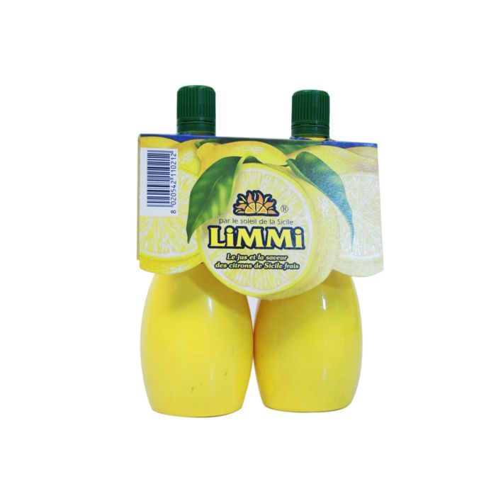 Lot 2x Jus citron pressé - Limmi - Pipette 125 ml