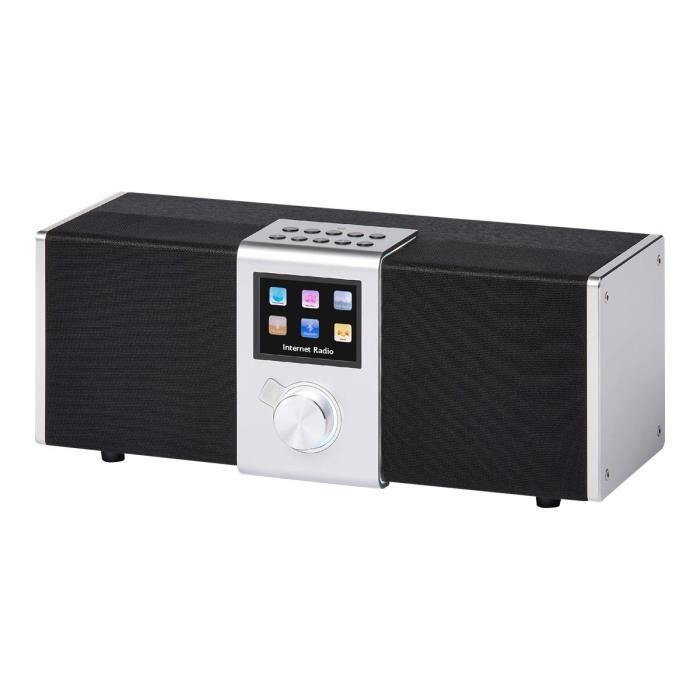 NOXON NOVA II Lecteur audio réseau 50 Watt (Totale) noir, argenté(e)
