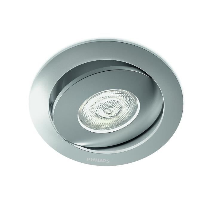 Philips - 591804816 - Spot encastrable Led asterope - Aluminium