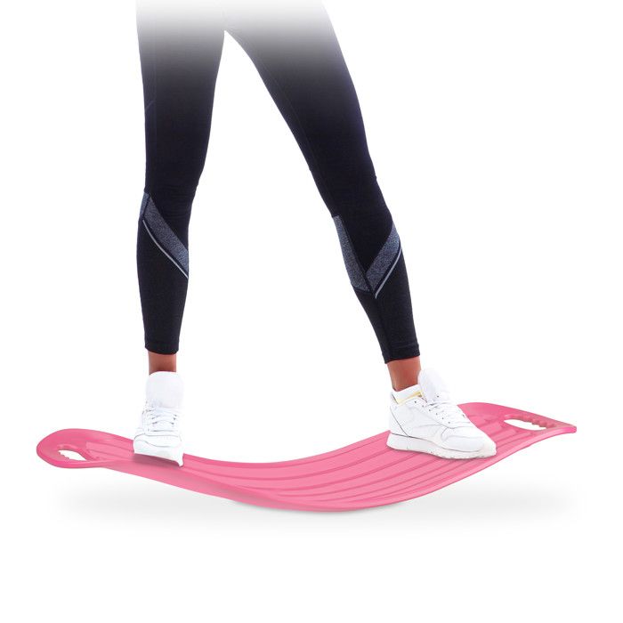 Relaxdays Planche d’équilibre Twist Board Balance Board entraînement fitness muscles abdos jambes 150 kg - 4052025939212