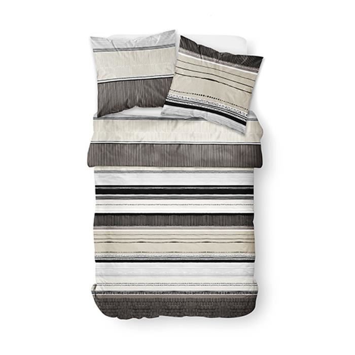 Parure de couette 100% coton 51 fils 240x260 DESERTE