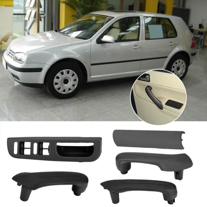une série Panneau de commutateur de fenêtre de voiture + Poignée de porte intérieure pour VW Jetta Golf MK4 1999-2004
