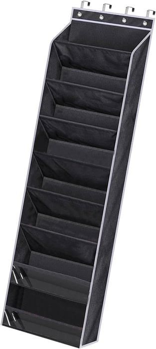 Organisateur Chaussures Suspendu Porte 28 Poches - Gris Pliable
