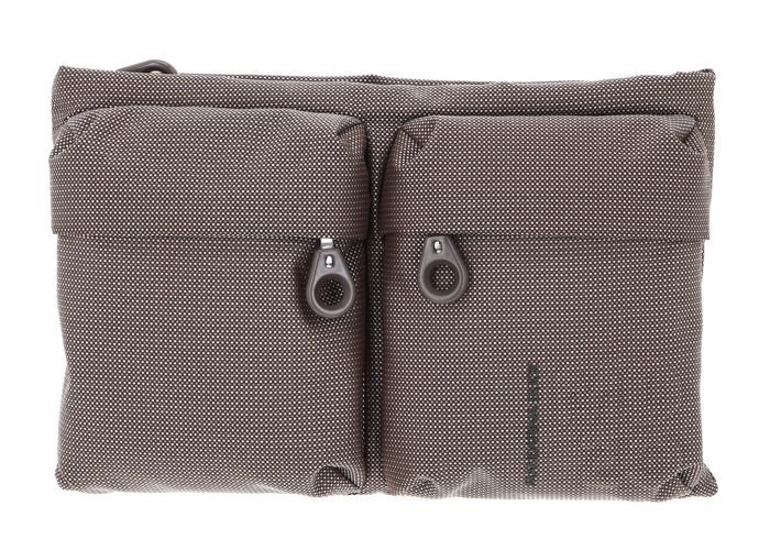 Sac Bandoulière Croisé MANDARINA DUCK MD20 - Couleur Taupe (marron), 100% Polyester, Neuf étiqueté