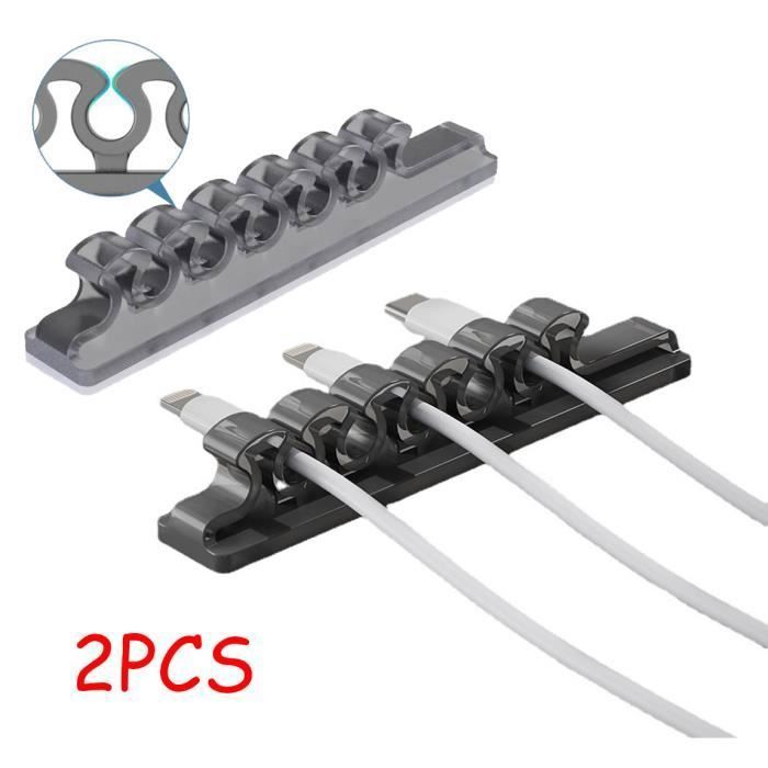 Clips Câbles Support de Câble de Chargeur Organisateur de Cordon ...
